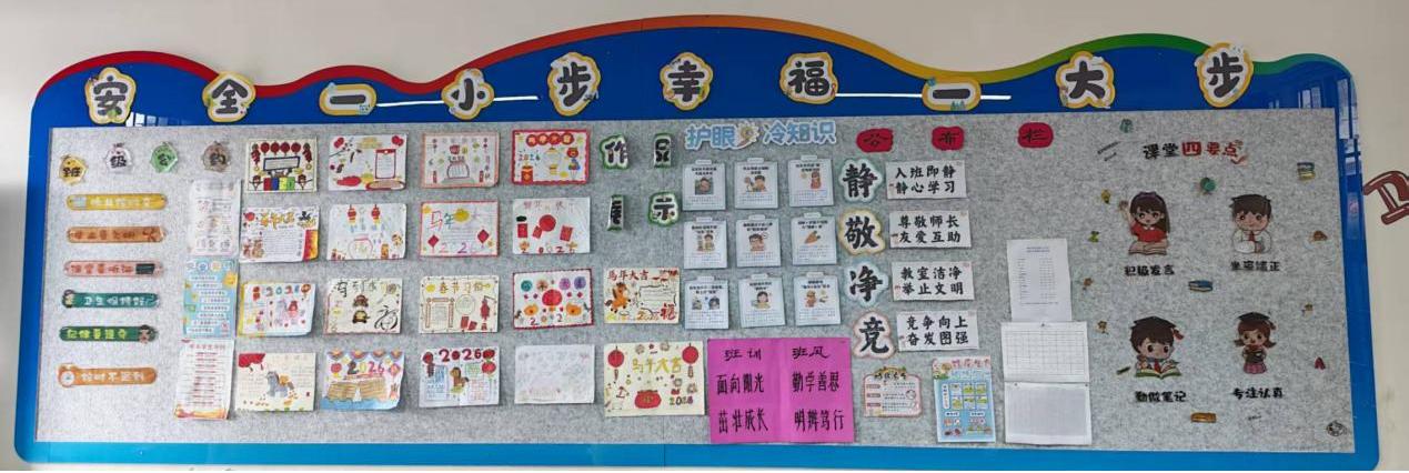 洞口县竹市镇中心小学开展班级文化评比活动