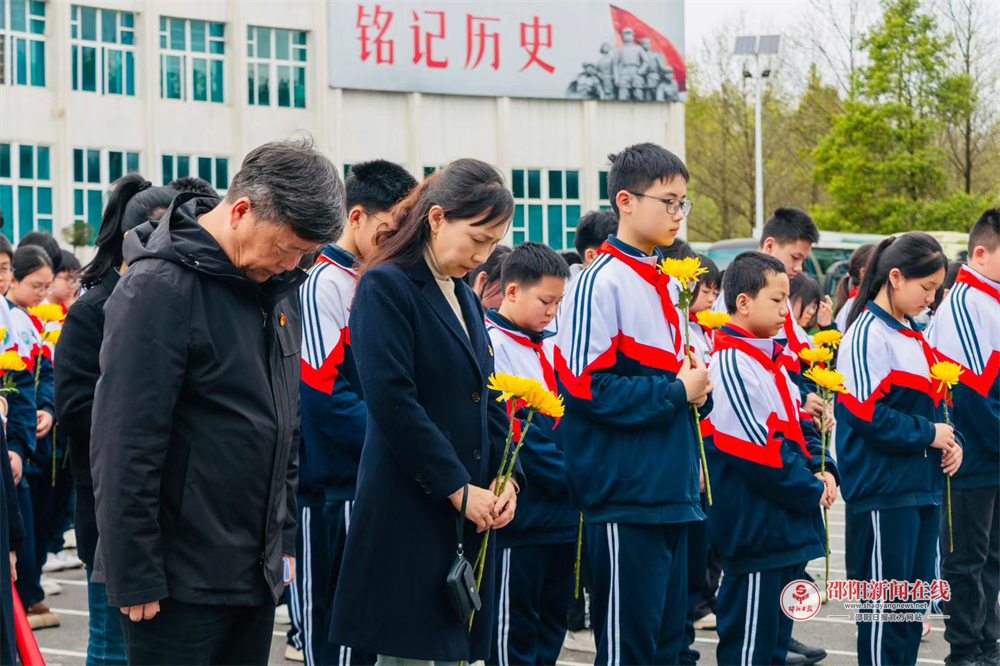 邵阳市第六中学开展清明祭英烈主题活动