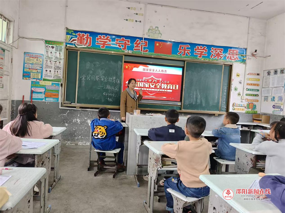 隆回县七江镇农科所完全小学开展全民国家安全教育日主题活动