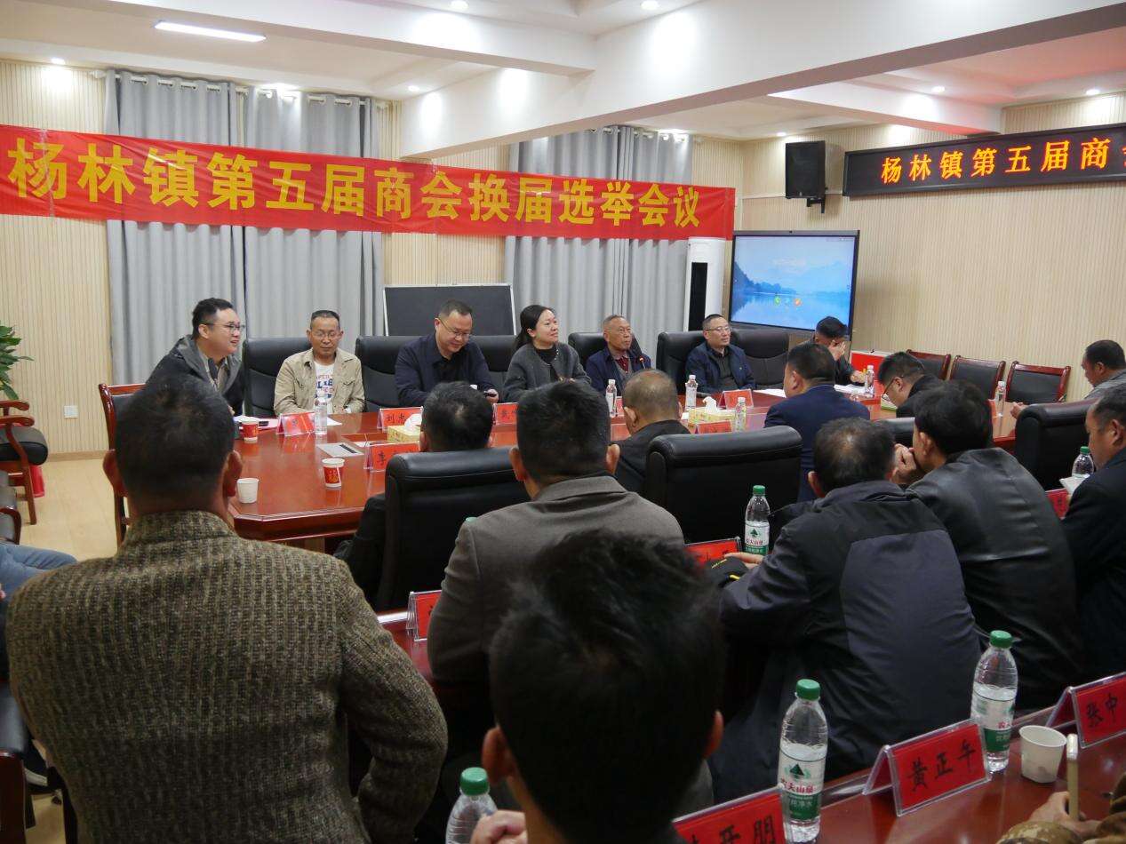 洞口县杨林镇开展第五届商会换届选举大会