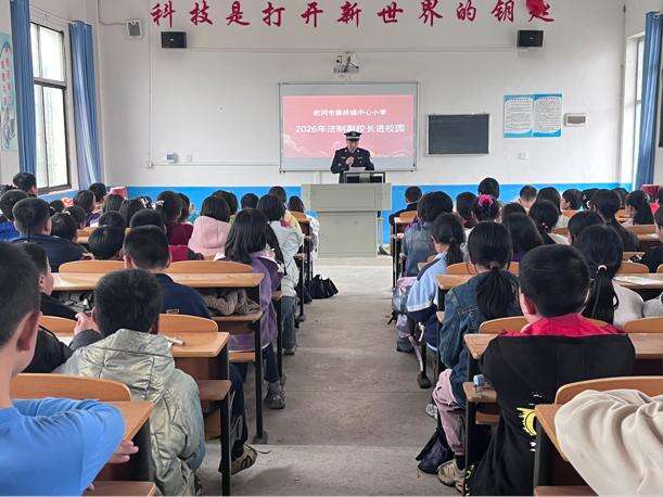 武冈市秦桥镇中心小学开展法治教育专题讲座