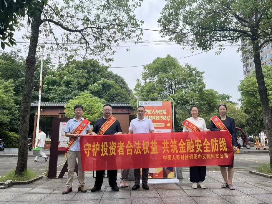 中国人寿财险武冈支公司开展金融消保宣传活动