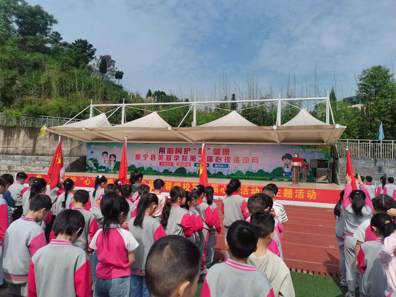 新宁县芙蓉学校心理健康活动月圆满落幕