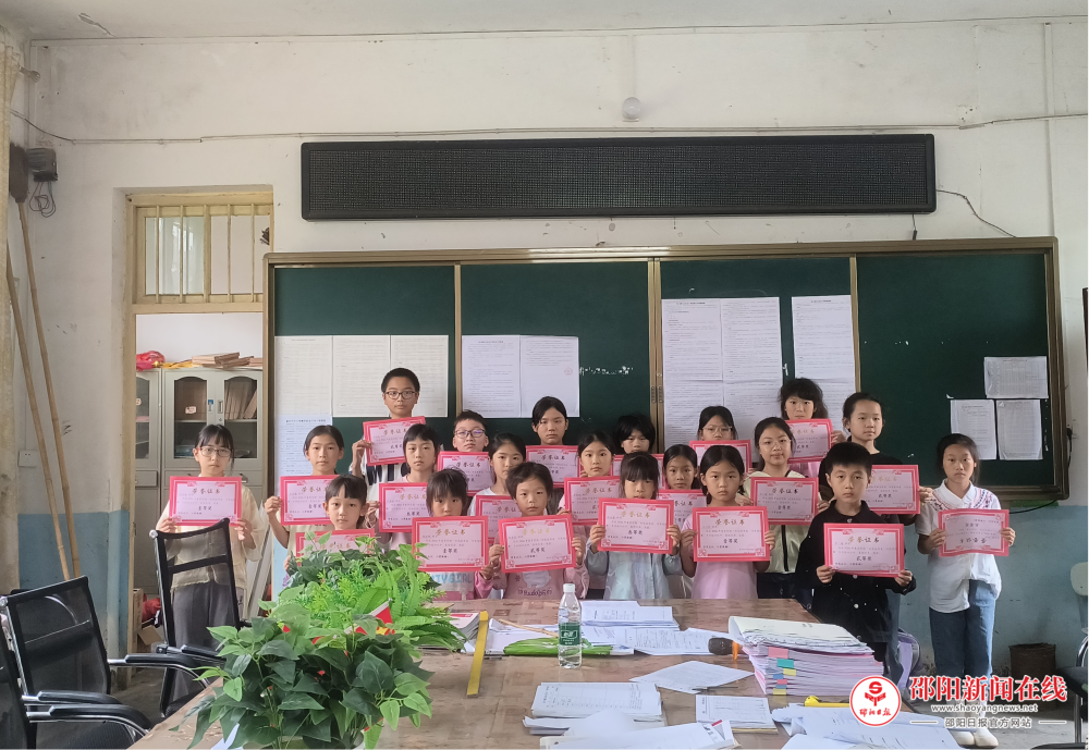 隆回县岩口镇马头完全小学开展读书手抄报评比活动