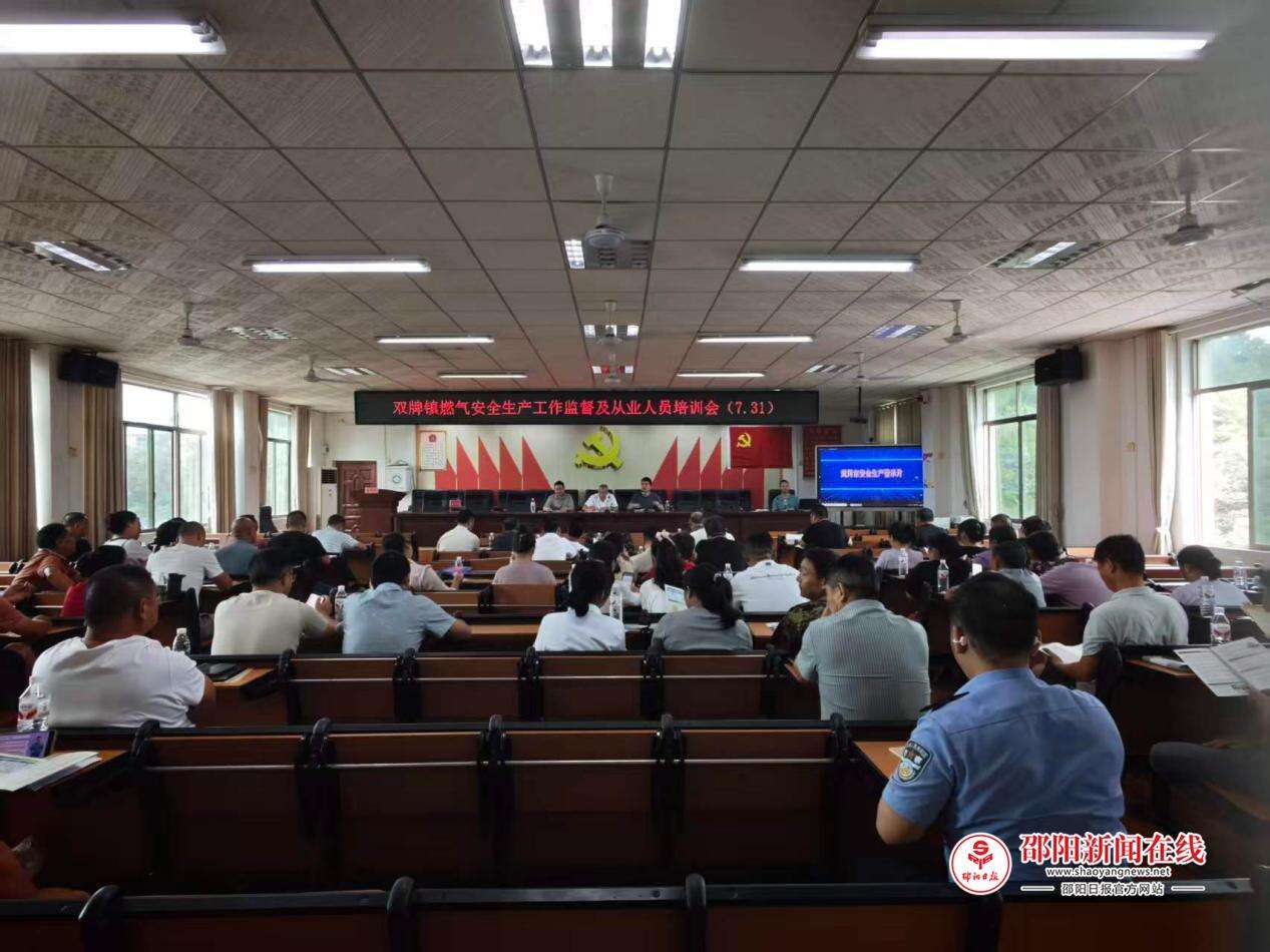 武冈市双牌镇：绷紧燃气安全弦，筑牢平安防护网