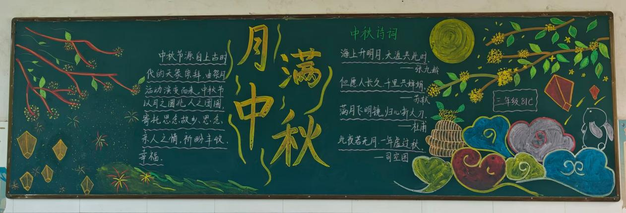 隆回县山界回族乡罗白九年义务制学校开展秋季学期第一期黑板报评比活动
