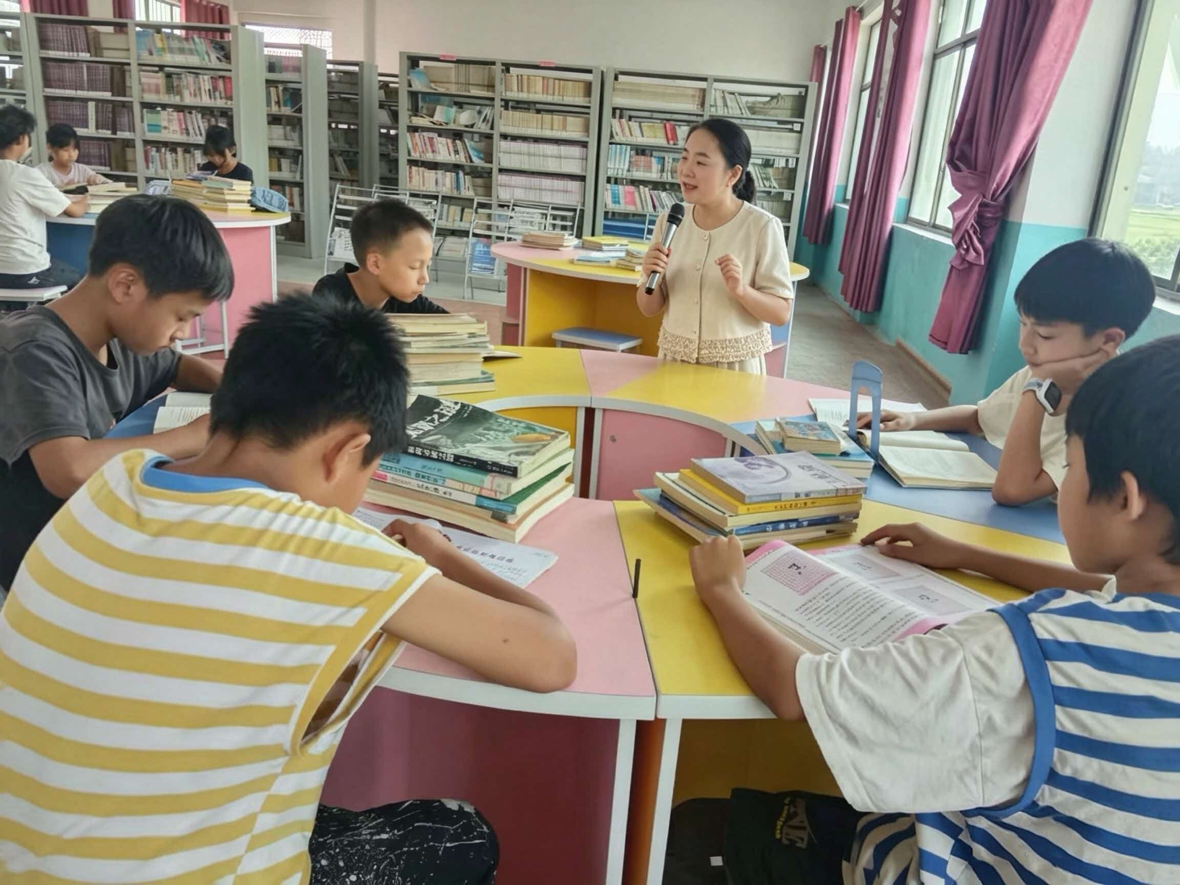 武冈市湾头桥镇中学开展关爱留守儿童阅读主题活动